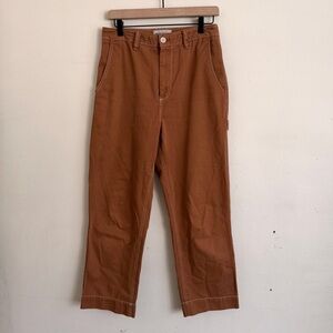 Vtg Gap Work-Force Carpenter Pants Rust Orange Y2K High Waisted Utility 6